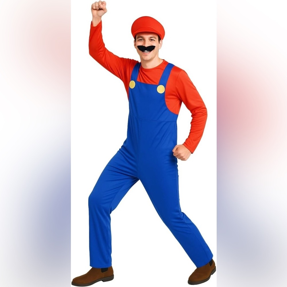 📍Vintage Nintendo Super Mario Bros Handmade Costume📍